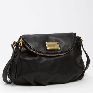 Black Leather Crossbody Bag